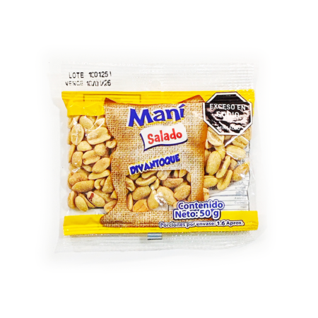 Maní Salado Divantoque x50g